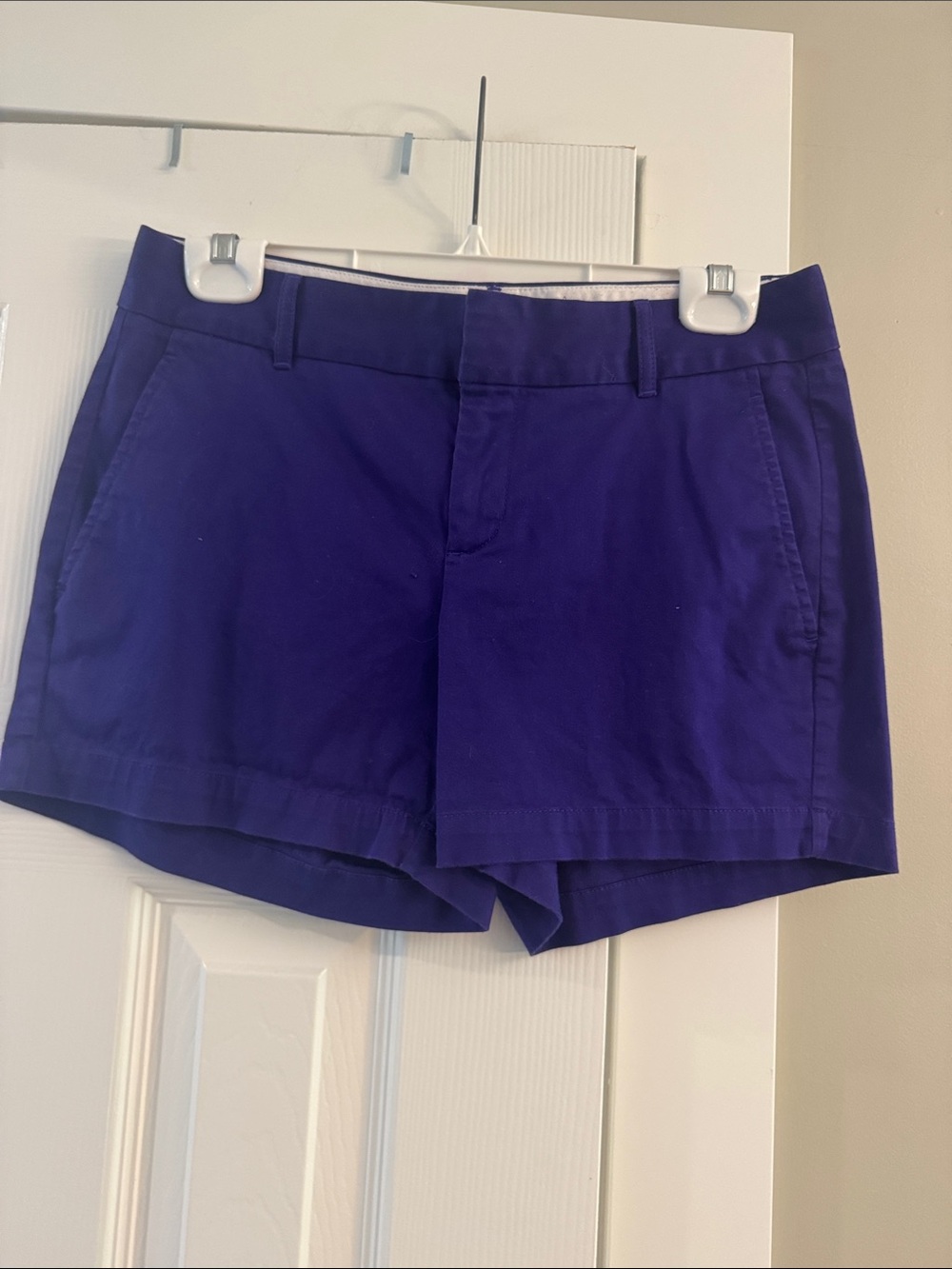 Banana Republic Deep Purple Tailored Bermuda Shorts